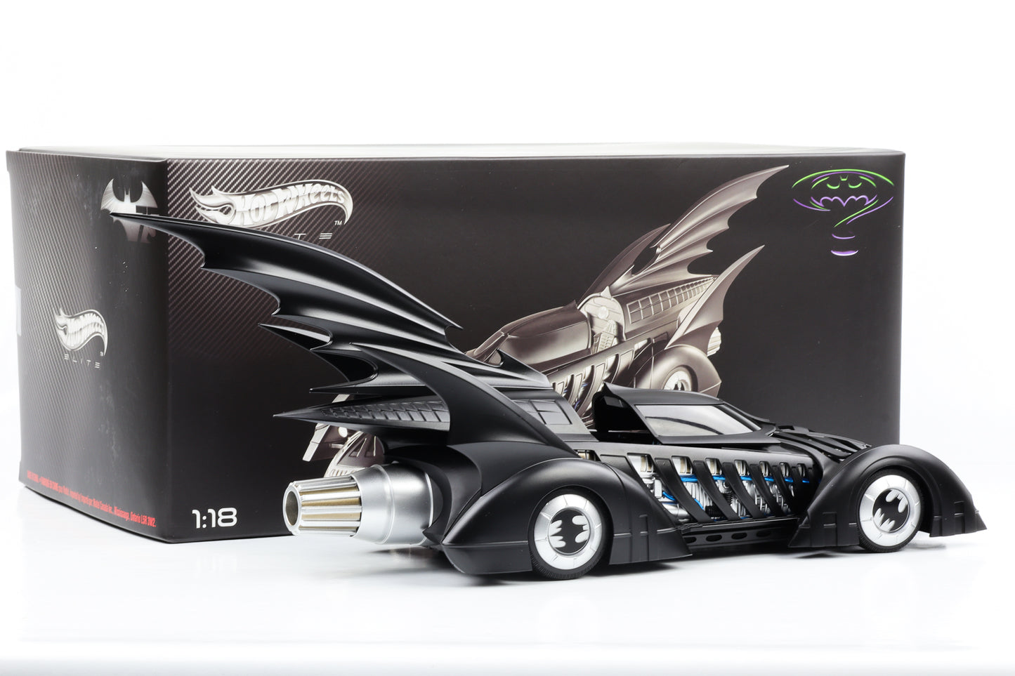 1:18 Batmobile Batman Forever 1995 Filmauto Hot Wheels Elite