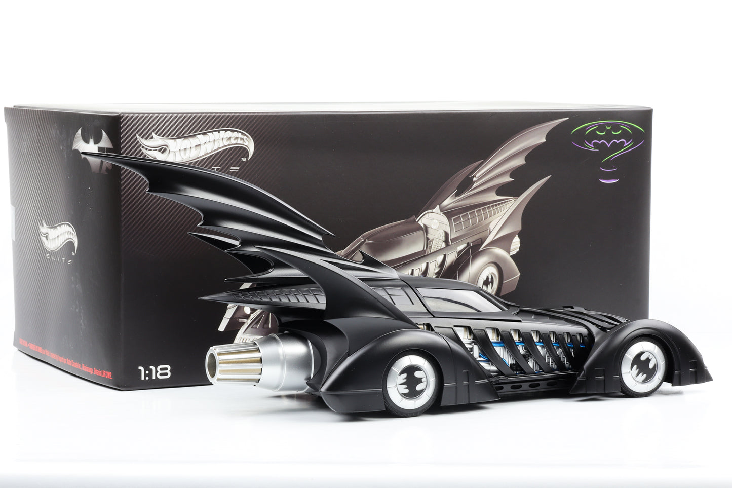1:18 Batmobile Batman Forever 1995 Filmauto Hot Wheels Elite