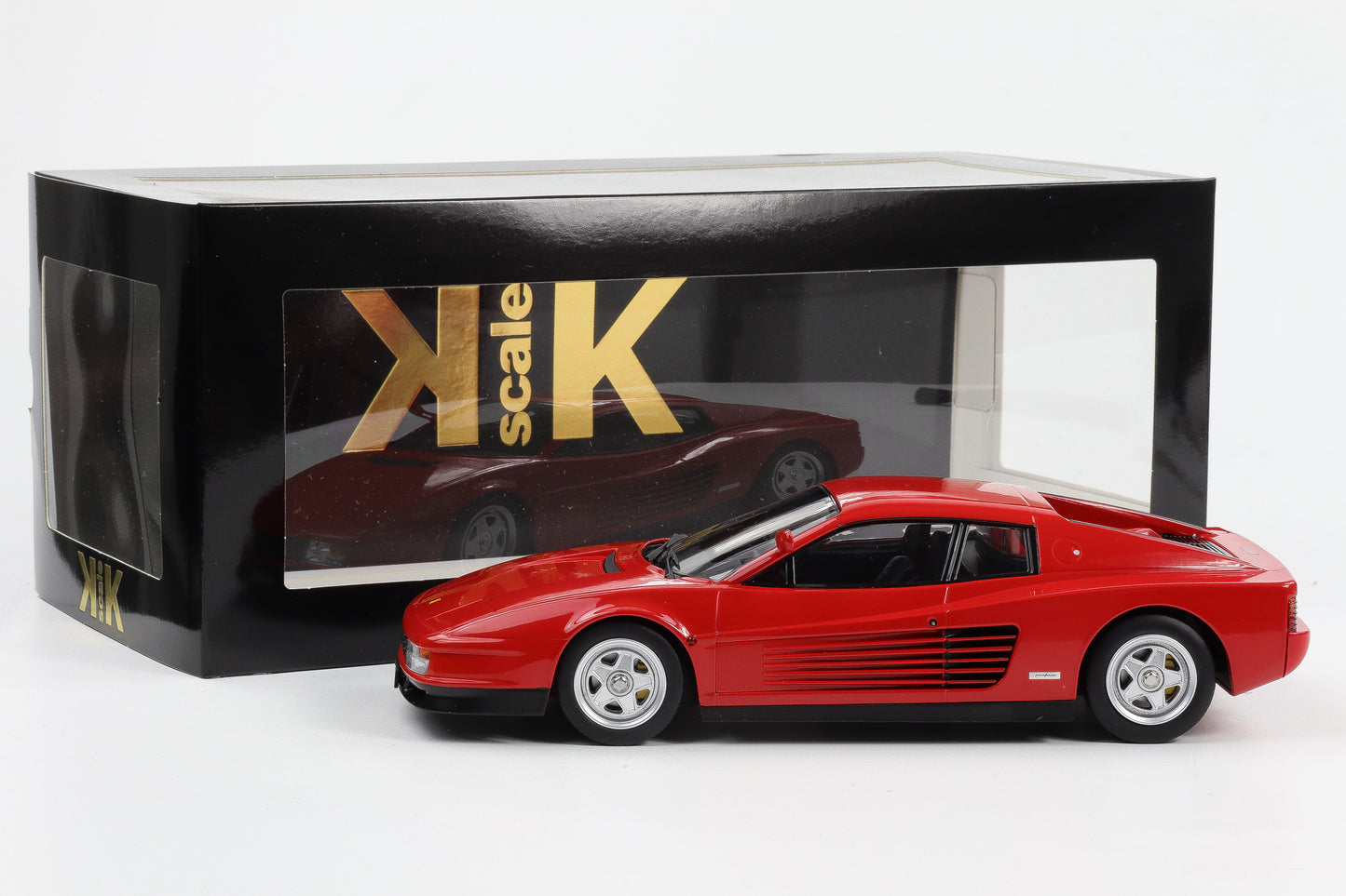 1:18 Ferrari Testarossa Monospecchio -flying mirror- 1984 rot KK-Scale diecast