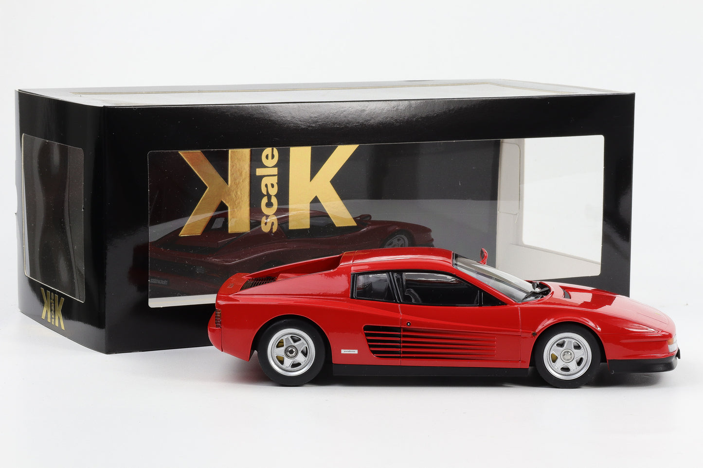 1:18 Ferrari Testarossa Monospecchio -flying mirror- 1984 rot KK-Scale diecast