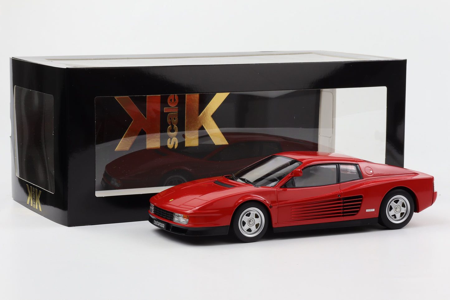 1:18 Ferrari Testarossa Monospecchio -flying mirror- 1984 rot KK-Scale diecast