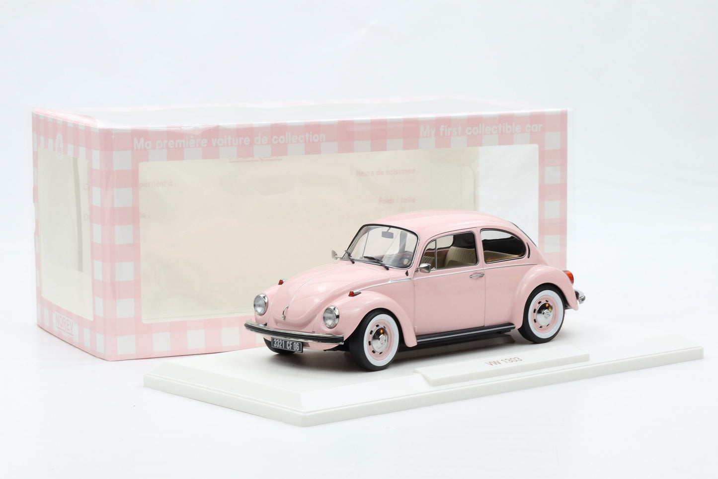 1:18 Norev VW Volkswagen Käfer 1303 Beetle 1973 Pastell Pink 188677