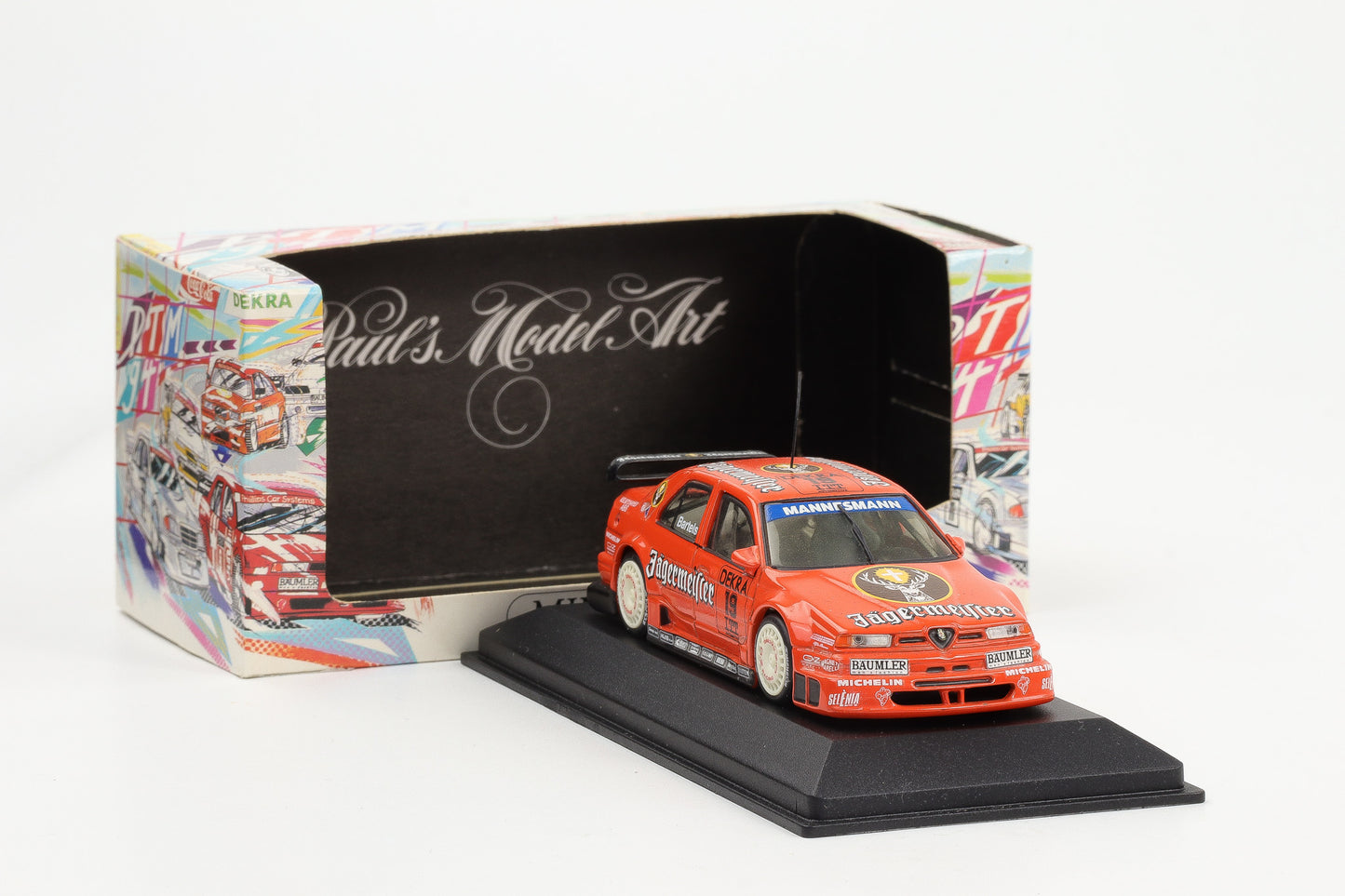 1:43 Minichamps Alfa Romeo 155 V6 TI DTM 1994 Team Jägermeister Bartels #19