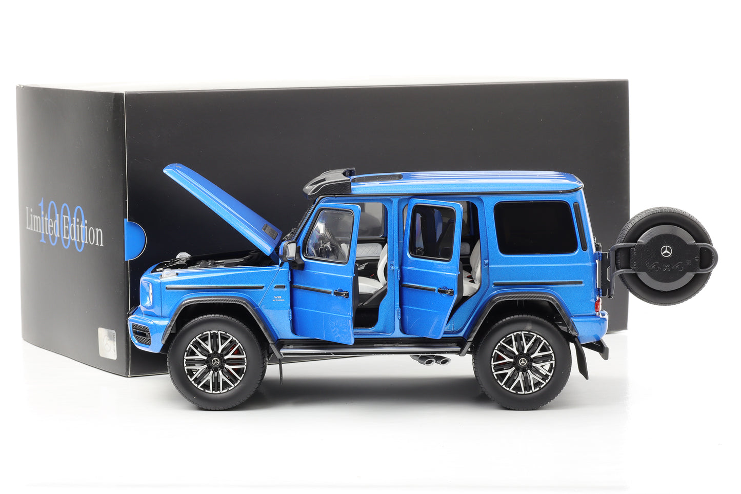 1:18 Mercedes-Benz AMG G 63 4x4 south sea blue crazy iScale Dealer Limited