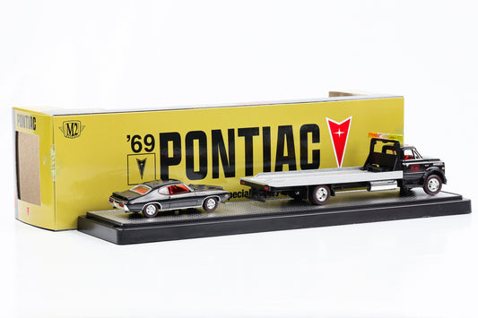 1:64 1970 GMC 5500 Truck & 1969 Pontiac GTO M2 Machines