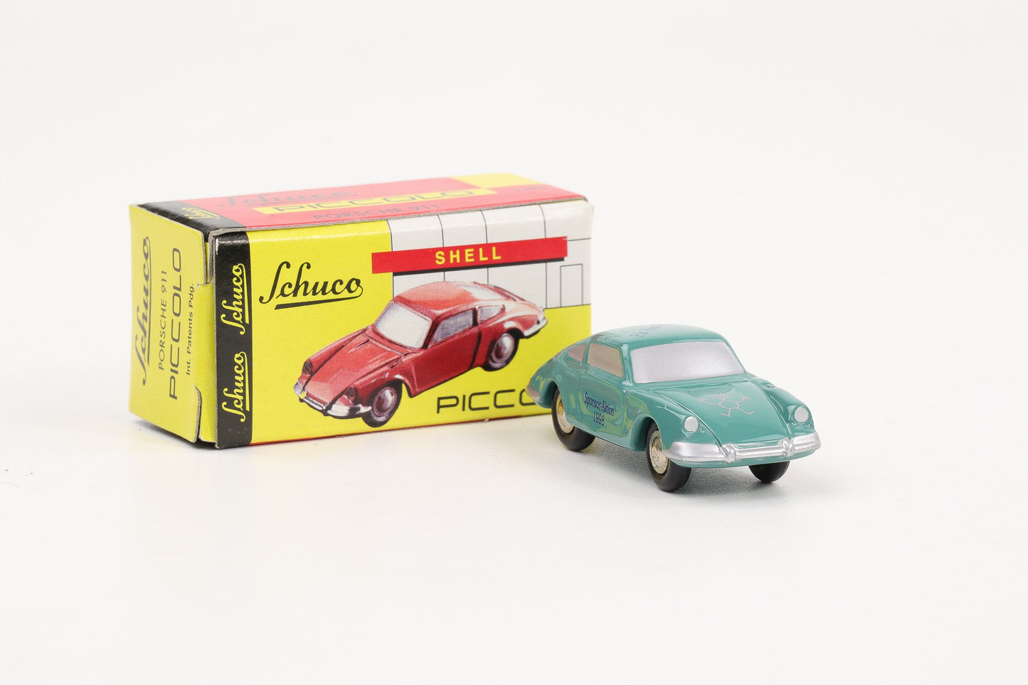 1:90 Schuco Piccolo Porsche 911 Sponsor-Aktion 1998 Für Heimkinder