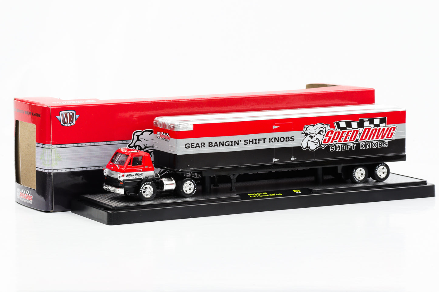 1:64 1969 Dodge L600 & 1971 Plymouth HEMI Cuda SPEED DAWG M2 Machines