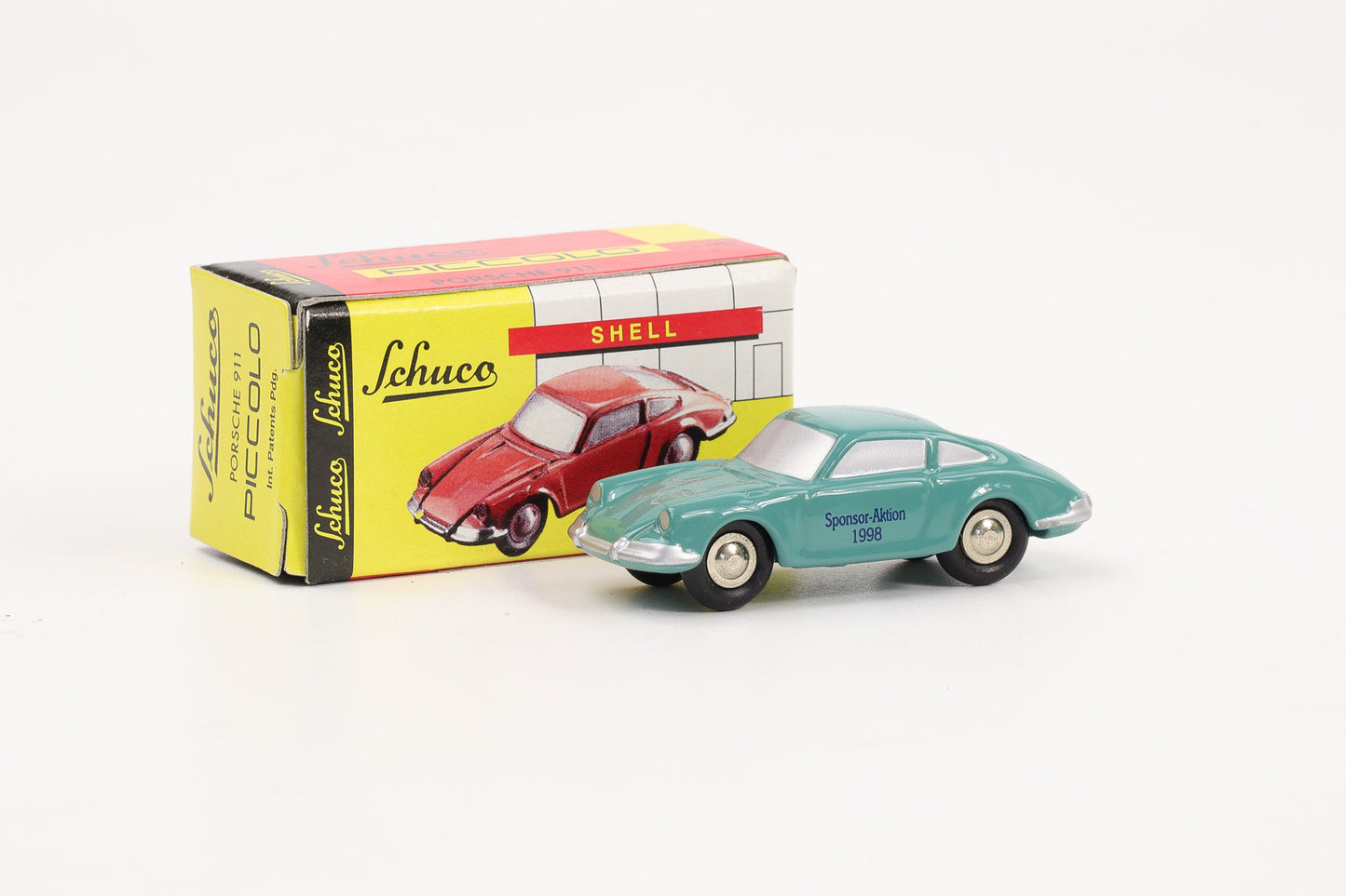 1:90 Schuco Piccolo Porsche 911 Sponsor-Aktion 1998 Für Heimkinder