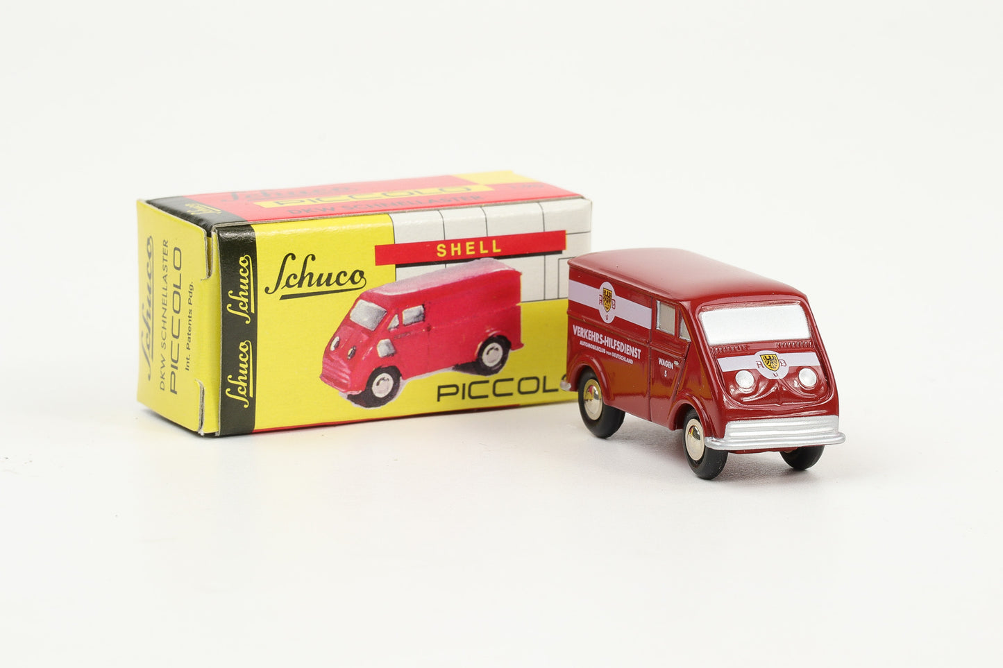 1:90 Schuco Piccolo DKW Schnellaster Kasten AvD dunkelrot Art.Nr. 01555