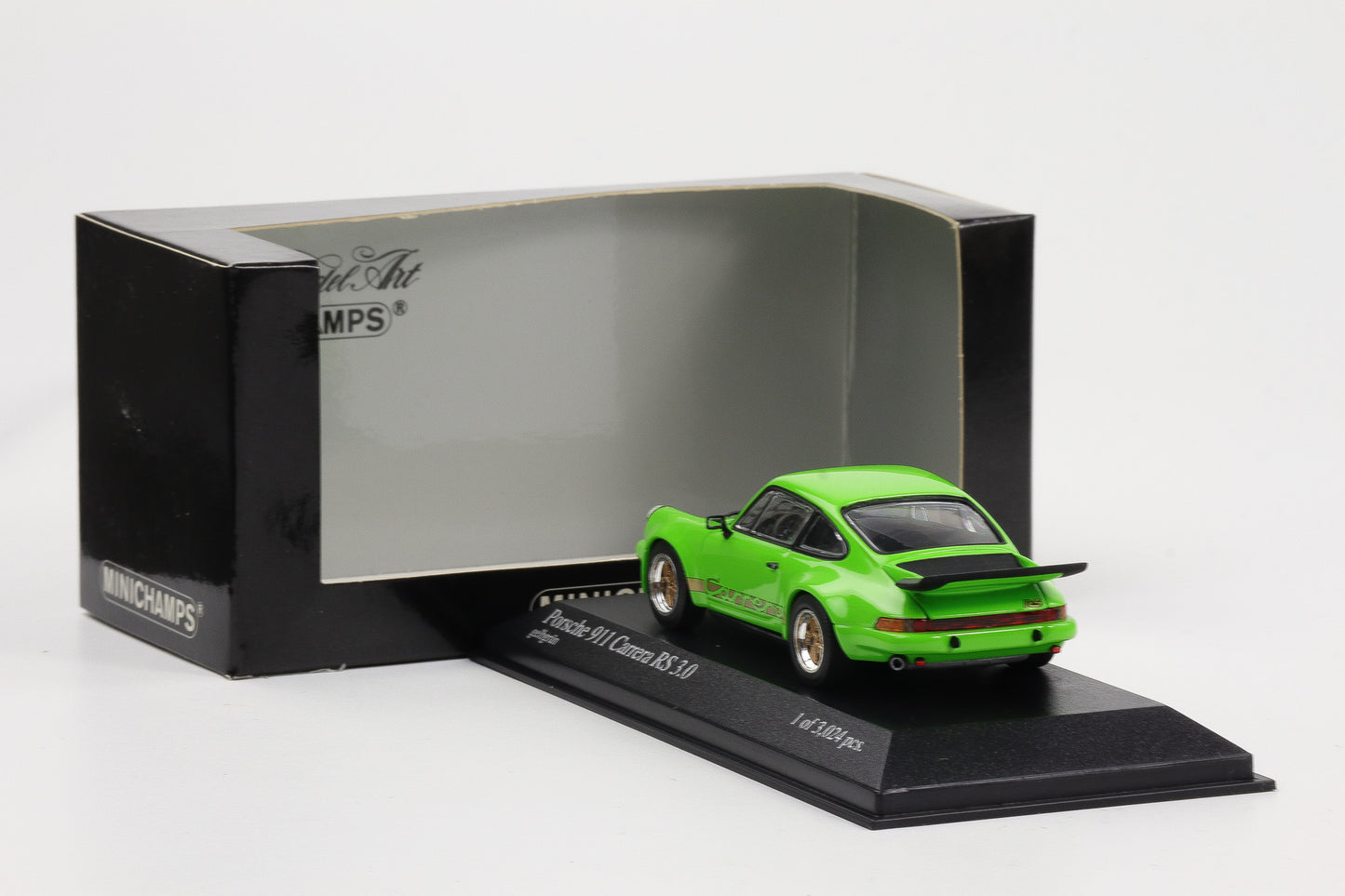 1:43 Minichamps Porsche 911 Carrera RS 3.0 1974 gelbgrün