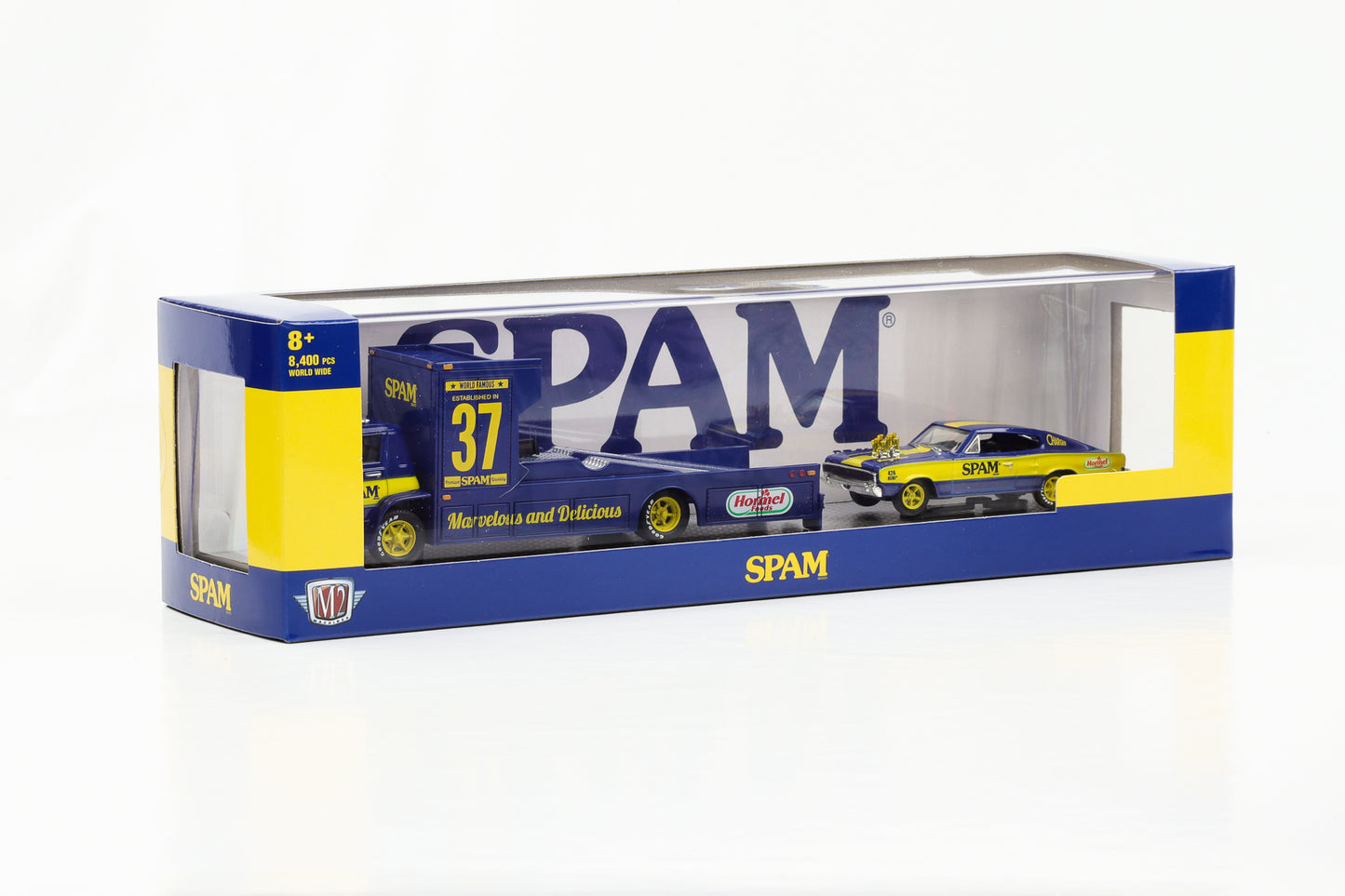 1:64 1966 Dodge L600 COE & Dodge Charger HEMI SPAM M2 Machines