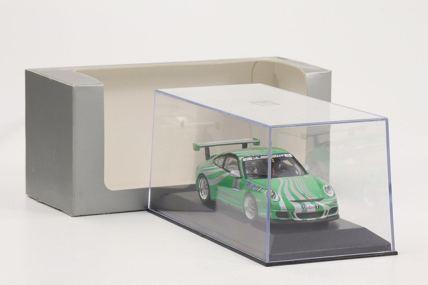 1:43 Minichamps Porsche 911 997 GT3 Cup grün-silber WAP Dealer