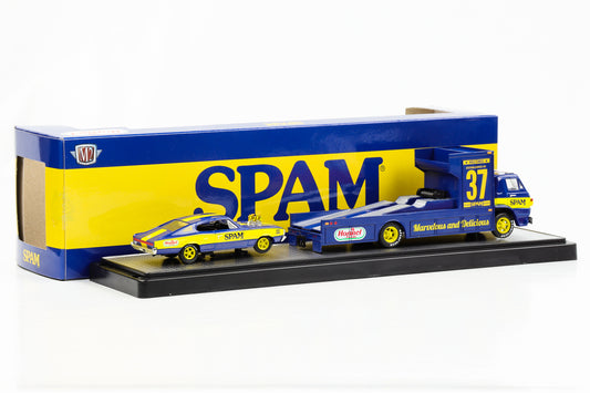 1:64 1966 Dodge L600 COE & Dodge Charger HEMI SPAM M2 Machines