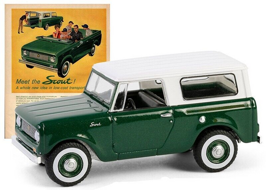 1:64 Greenlight 1961 Harvester Scout metallic grün Vintage AD Cars Series 11