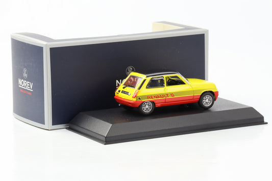 1:43 Renault 5 R5 TS Monte Carlo gelb schwarz 1978 Norev 510536