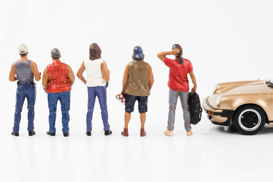 1:24 Figur Campers Freizeit Getränke Bier Wein Figuren American Diorama