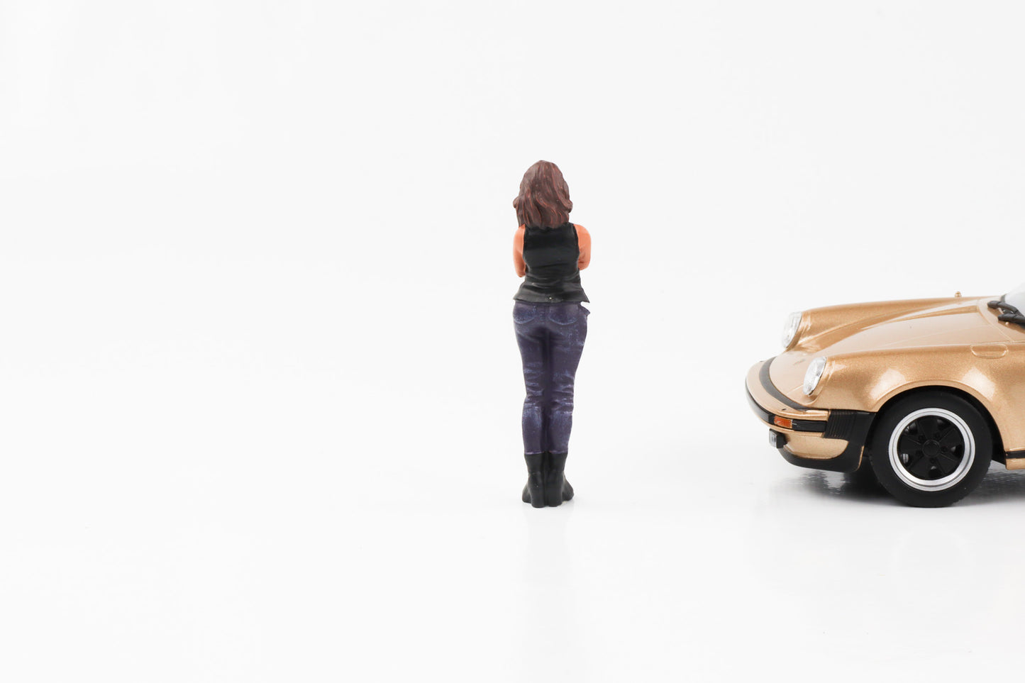 1:24 Figur Car Meet 3 Street Racing Figuren Frau Mann American Diorama