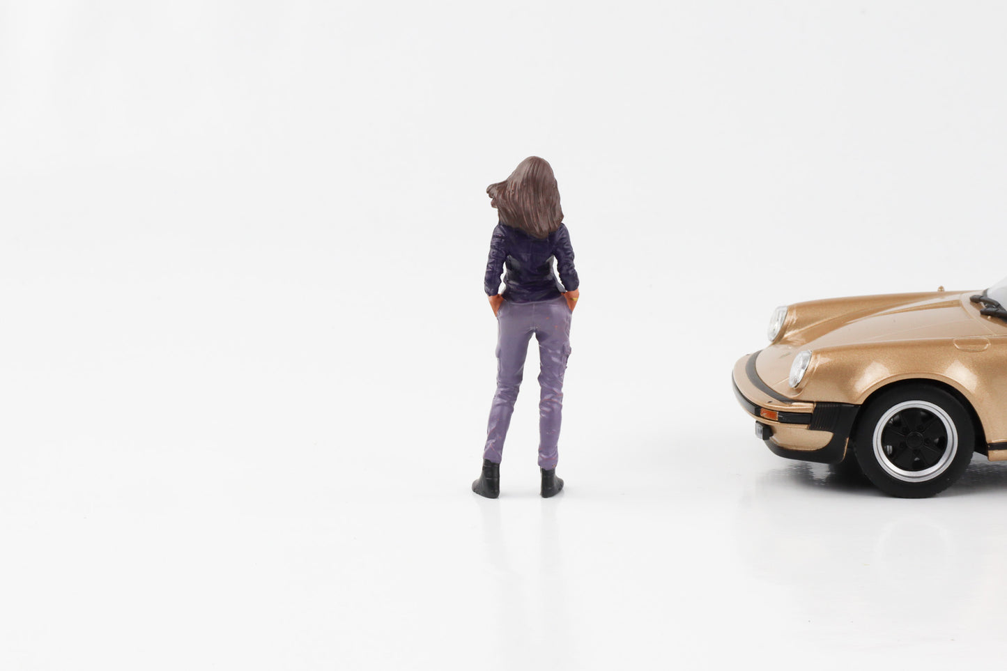 1:24 Figur Car Meet 3 Street Racing Figuren Frau Mann American Diorama