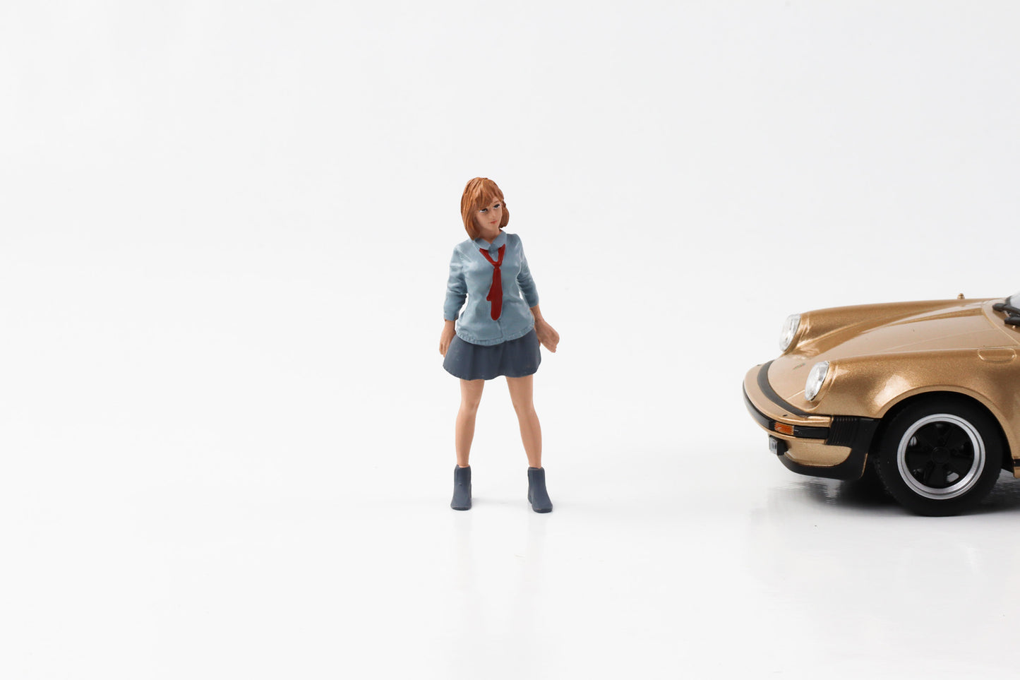 1:24 Figur Car Meet 1 Street Racing Figuren Frau Mann American Diorama