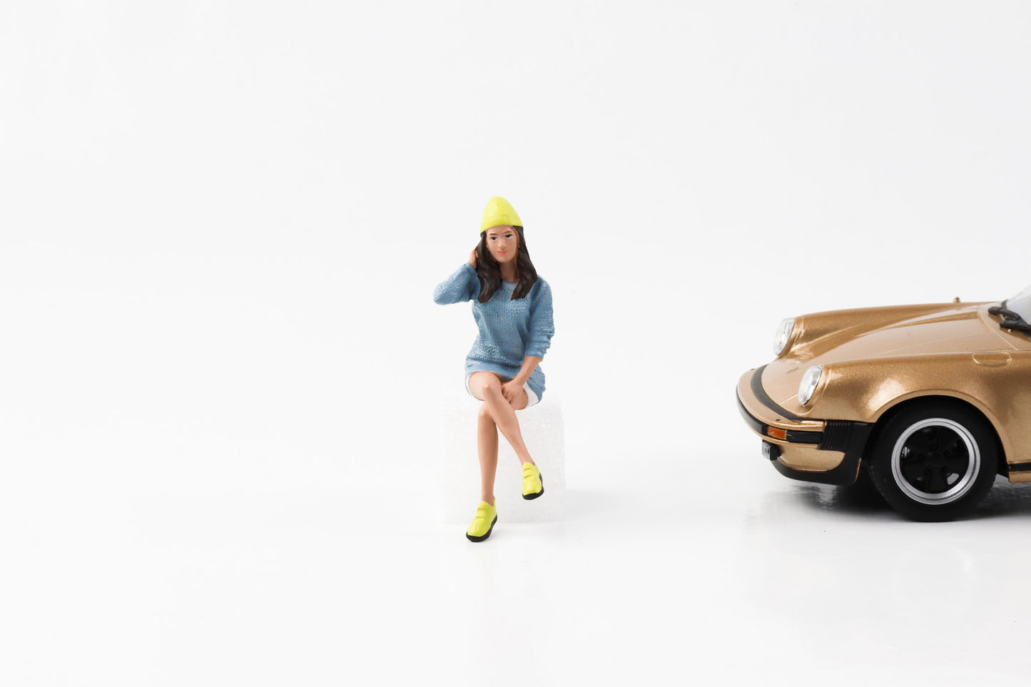 1:24 Figur Car Meet 1 Street Racing Figuren Frau Mann American Diorama