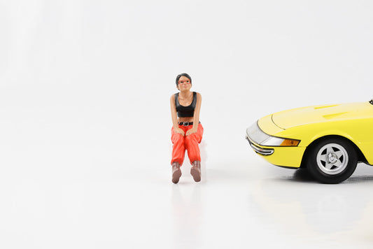 1:18 Figur 4 HIP HOP GIRLS 3 Frau mit Brille American Diorama