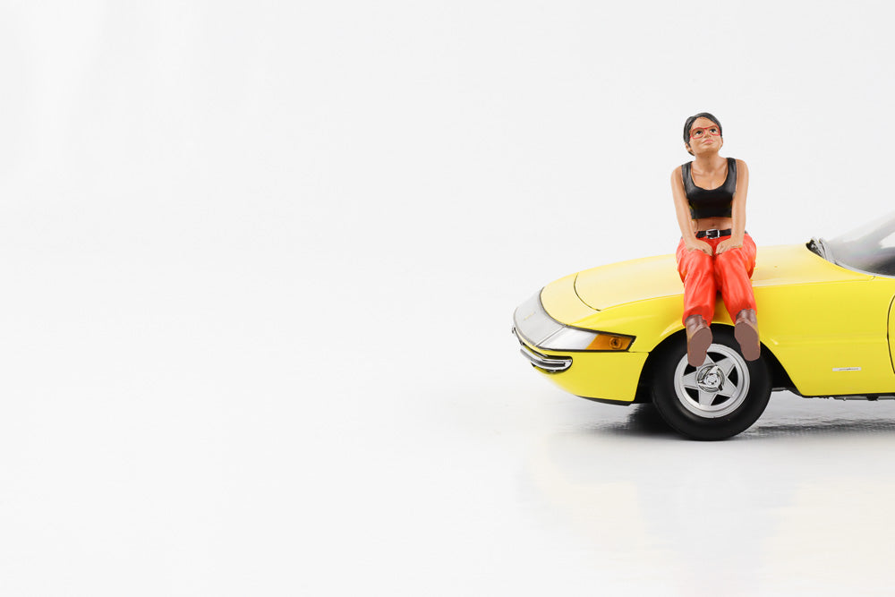 1:18 Figur 4 HIP HOP GIRLS 3 Frau mit Brille American Diorama