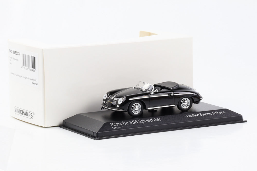 1:43 Porsche 356 Speedster 1956 schwarz Minichamps limited