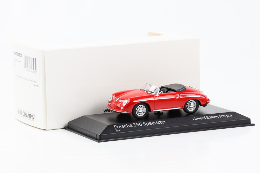 1:43 Porsche 356 Speedster 1956 red Minichamps limited – motor-circuit
