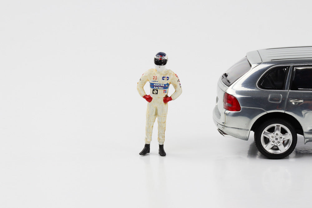 1:43 F1 Figur C. Reutemann 1979 weiss Formel 1 Cartrix CT032 41mm