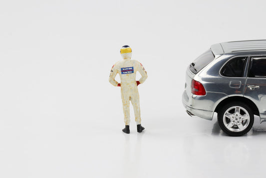 1:43 F1 Figur C. Reutemann 1979 weiss Formel 1 Cartrix CT032 41mm