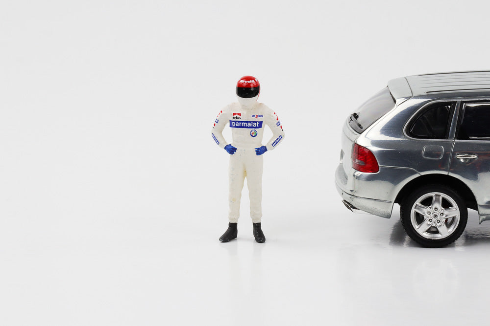 1:43 F1 Figur N. Lauda weiss 1979 Brabham Formel 1 Cartrix CT031 41mm