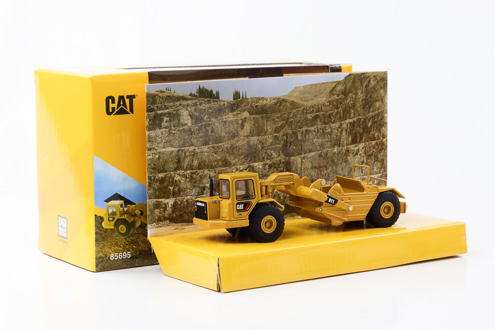 1:64 CAT 611 Wheel Tractor Scraper LKW Schaber 185mm DM Diecast masters
