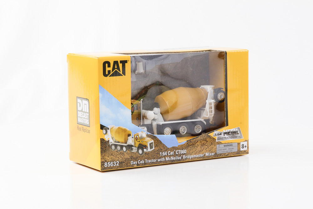 1:64 CAT CT660 Day Cab Tractor Bridgemaster Mixer 150mm DM Diecast masters