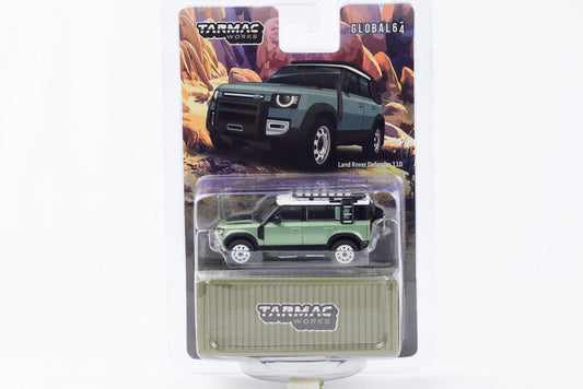 1:64 Land Rover Defender 110 metallic grün Tarmac Works