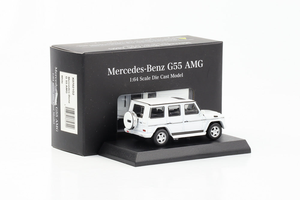 1:64 Mercedes-Benz G55 AMG branco Kyosho K07021G2
