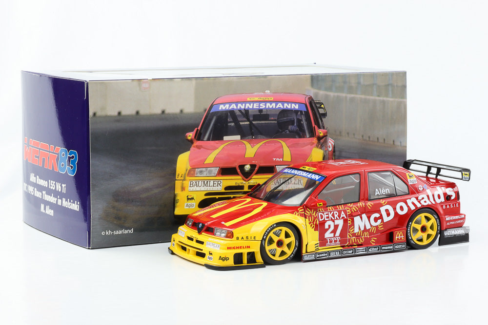 1:18 Alfa Romeo 155 V6 TI #27 McDonald's DTM / ITC Helsinki 1995