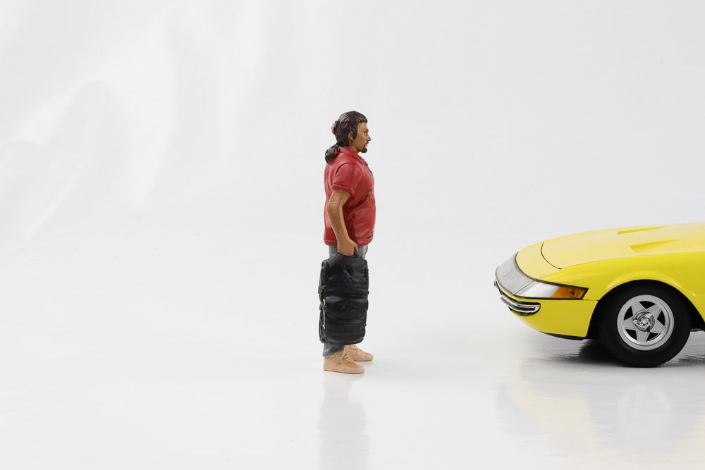 1:18 Figur 4 Campers Mann mit Rucksack American Diorama Figuren