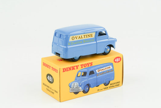 1:43 Bedford 10 CWT Van Bus Ovaltine blau Dinky Toys Norev 481