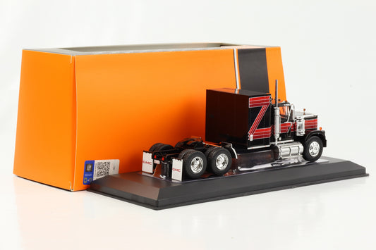 1:43 GMC General Zugmaschine LKW Truck schwarz rot 1980 IXO