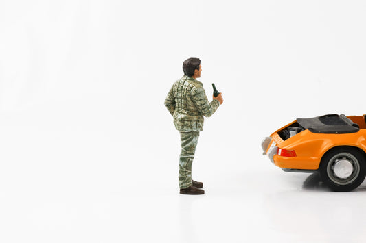 1:18 Figur Auto Mechanic - Mechaniker Tom American Diorama Figuren