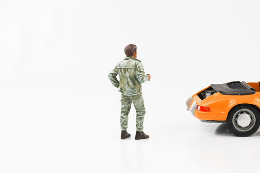 1:18 Figur Auto Mechanic - Mechaniker Tim American Diorama Figuren