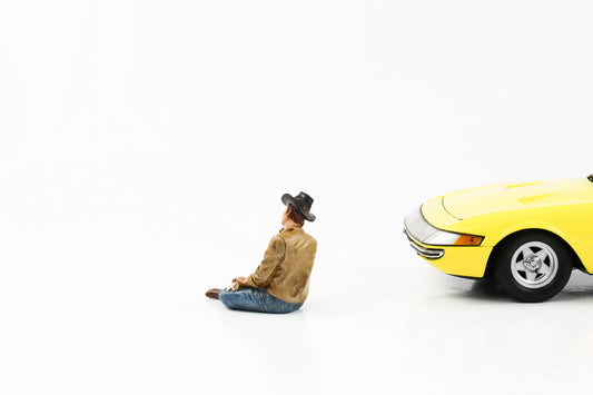 1:18 Figur The Western Style Cowboy Bob sitzend American Diorama IV Figuren