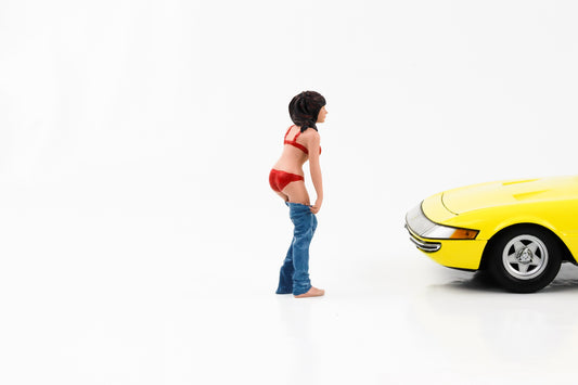 1:18 Figur Beach Girls Gina roter Bikini und Jeans American Diorama Figuren