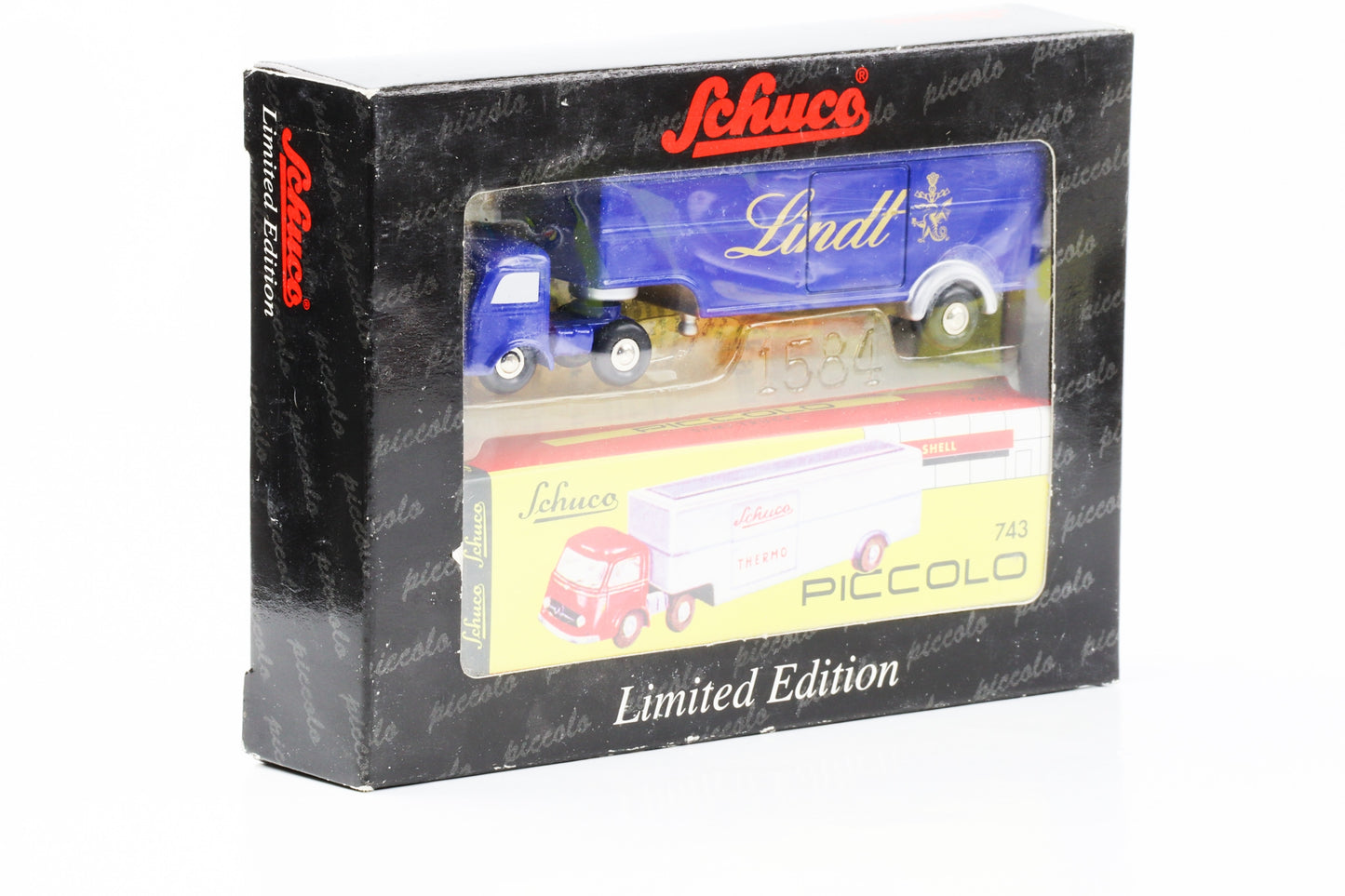 1:90 Mercedes-Benz Koffersattelzug Lindt Schuco Piccolo 01836