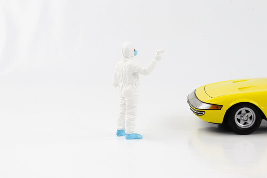 1:18 Figur Hazmat Crew Temperatur-Messer Pandemie American Diorama VI Figuren