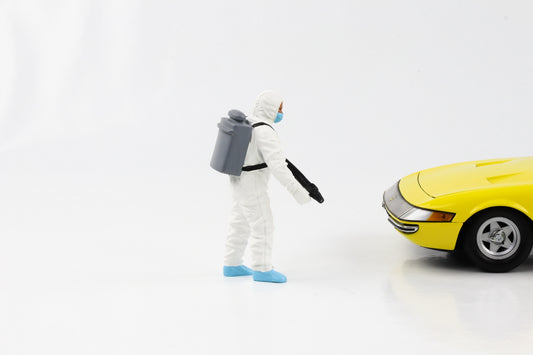 1:18 Figur Hazmat Crew Mann mit Schutzanzug Pandemie American Diorama I Figuren