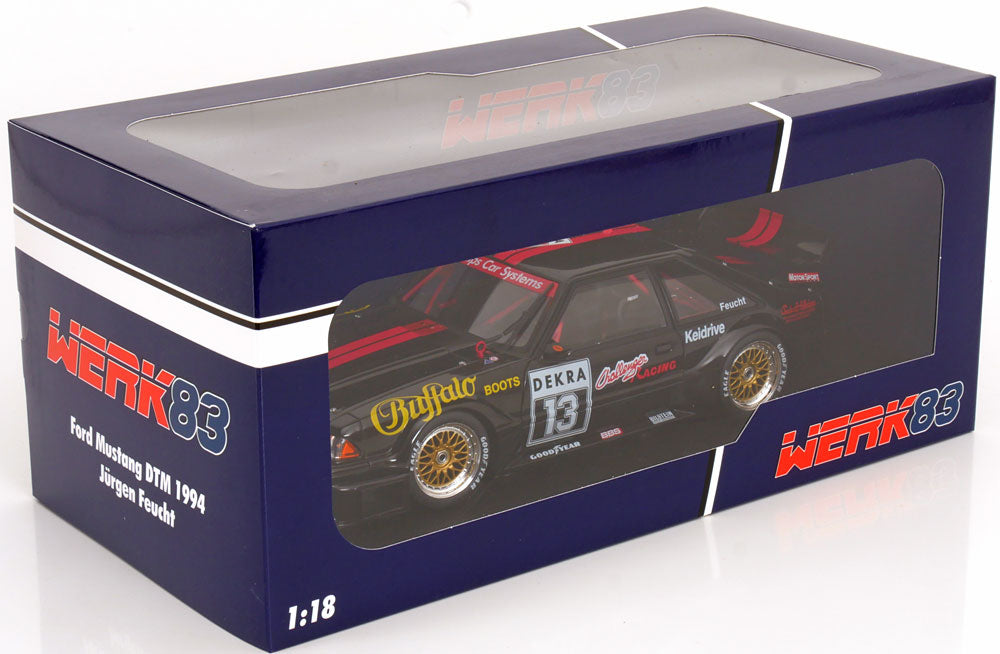 1:18 Ford Mustang 5.0 #13 Buffalo Boots DTM Feucht 1994 Werk83 diecast