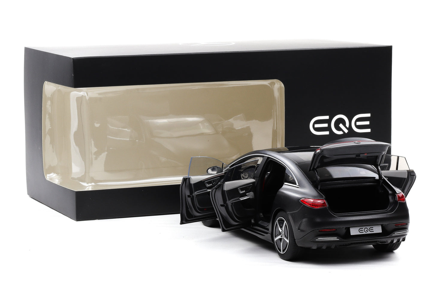 1:18 Mercedes-Benz EQE AMG Line V295 graphitgrau magno 2023 NZG Dealer