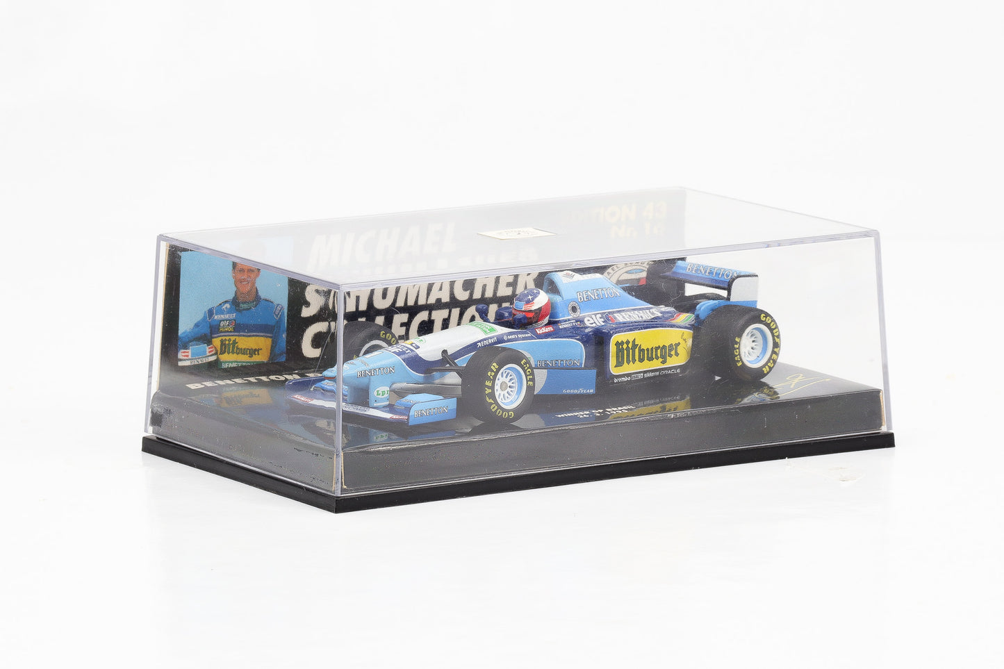 1:43 Minichamps Benetton Renault B 195 Winner GP Brasil March 26, 1995 No. 16