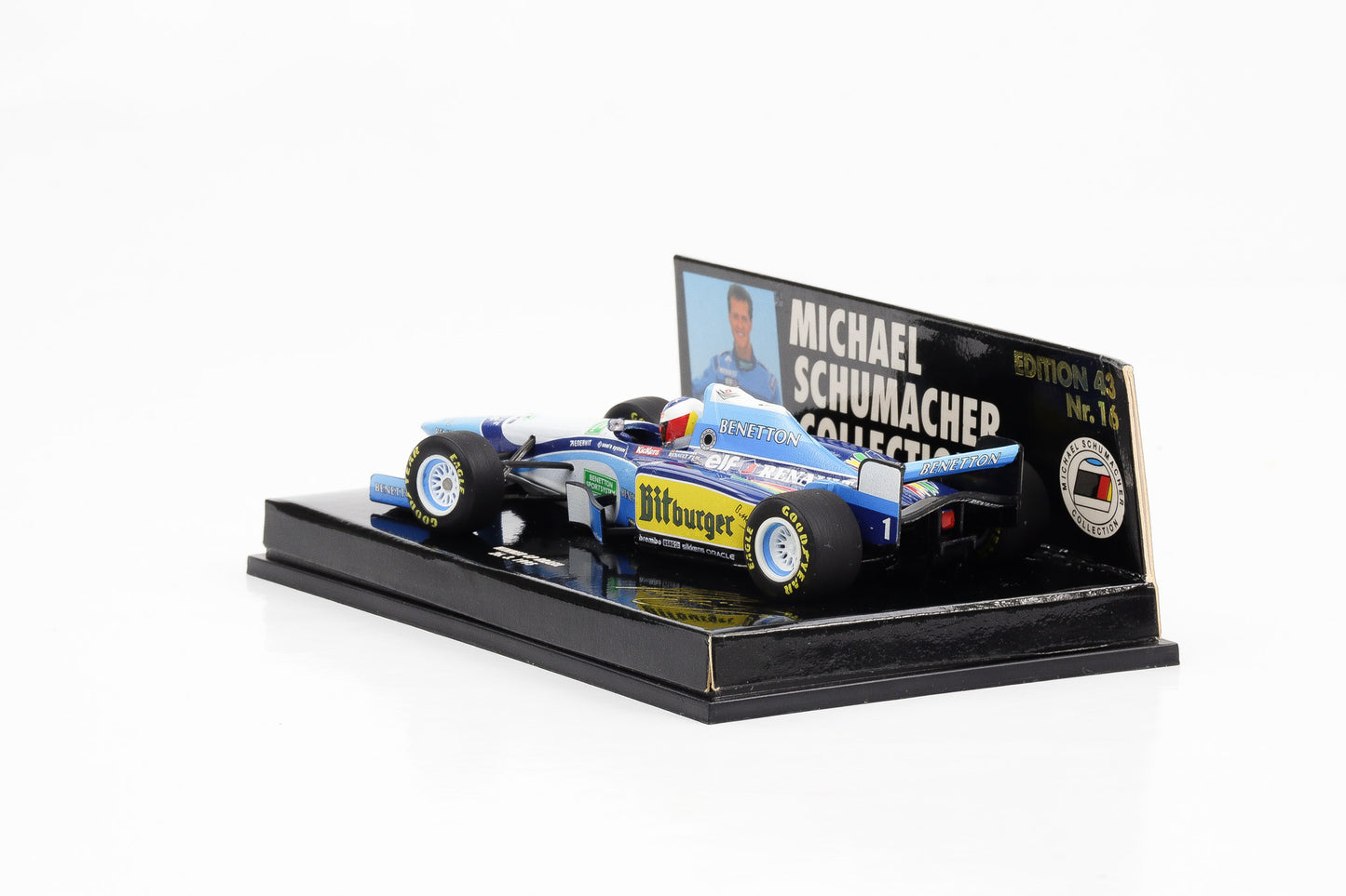 1:43 Minichamps Benetton Renault B 195 Winner GP Brasil March 26, 1995 No. 16